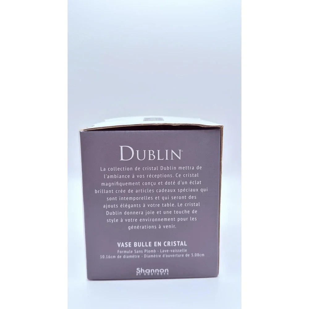 Dublin Crystal Bubble Vase Glass|Home Decor|Flower Holder|New